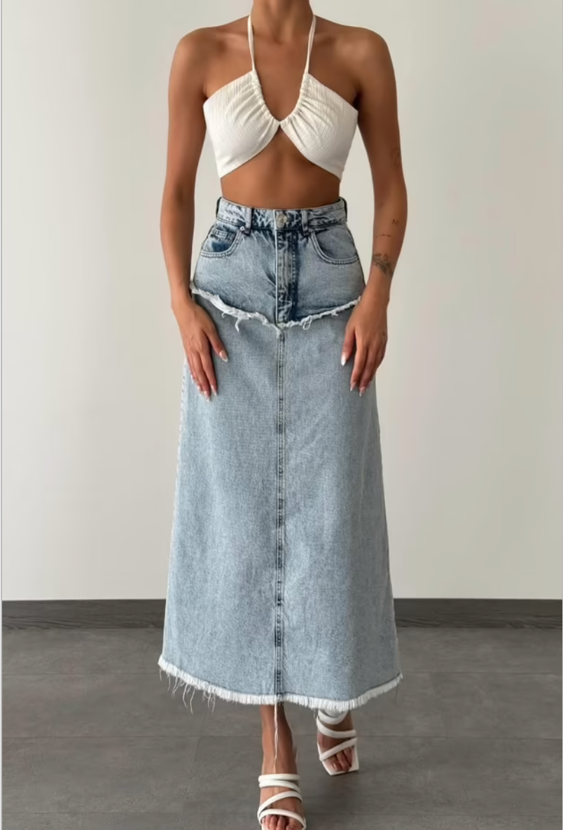 Gonna in denim