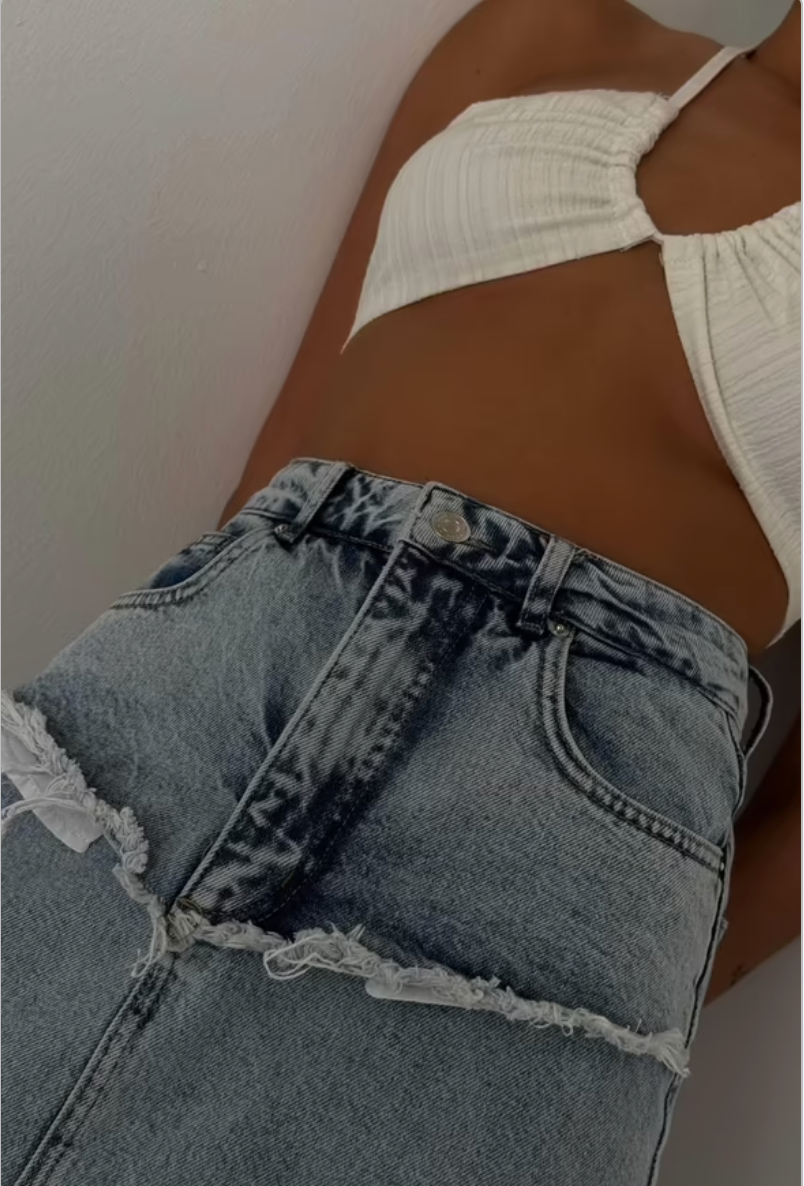 Gonna in denim
