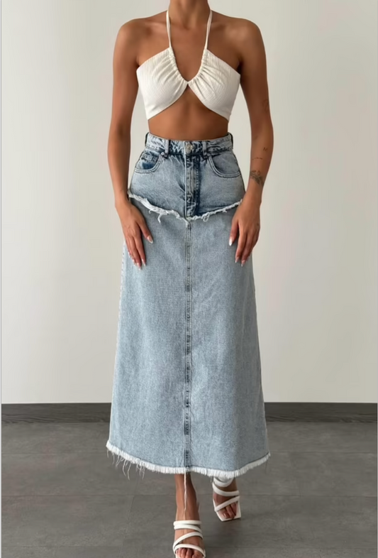 Gonna in denim