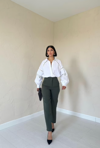 Pantaloni a vita alta